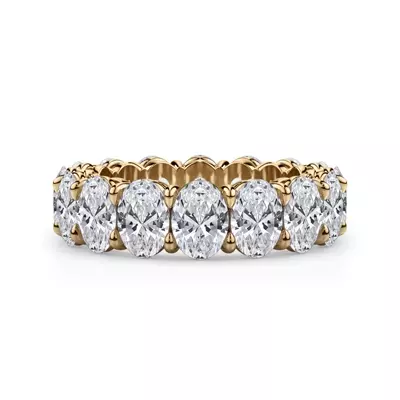Oval Cut Diamond Eternity Ring (7.0 ct. tw.)