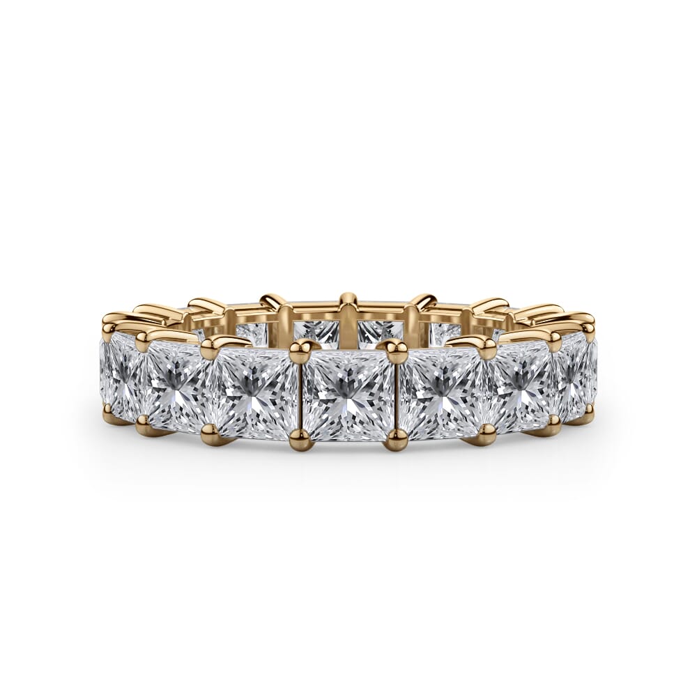 Princess Cut Lab Diamond Eternity Ring (4.0 ct. tw.)
