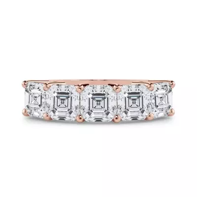 Asscher Cut Diamond 5 Stone Ring (3.00 ct. tw.)