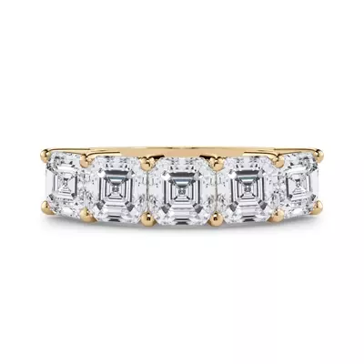 Asscher Cut Diamond 5 Stone Ring (3.00 ct. tw.)