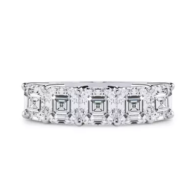 Asscher Cut Diamond 5 Stone Ring (3.50 ct. tw.)