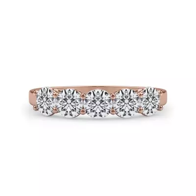 Classic Five-Stone Round Diamond Band (1.00ct. tw.)
