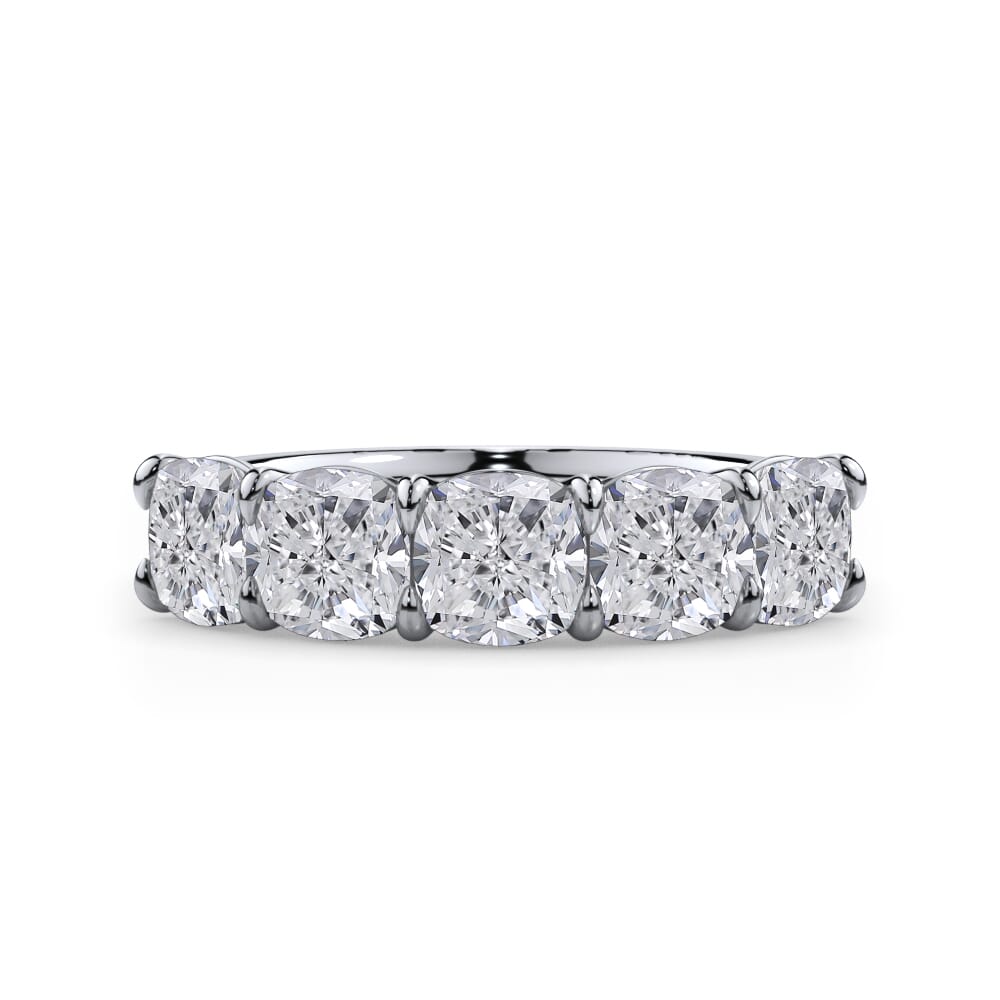 Cushion Cut Lab Diamond 5 Stone Ring (3.00 ct. tw.)