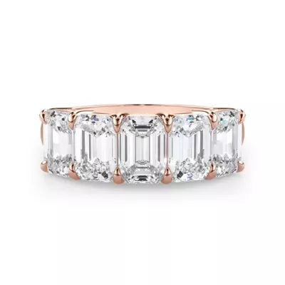 Emerald Cut Diamond 5 Stone Ring (3.50 ct. tw.)