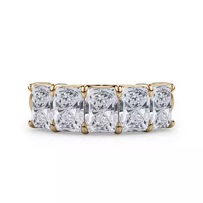 Radiant Cut Lab Diamond 5 Stone Ring (3.50 ct. tw.)