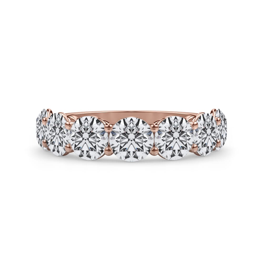 Classic Seven-Stone Round Lab Diamond Band (3.50ct. tw.)