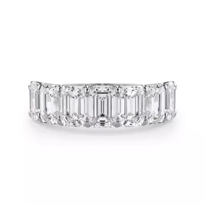 Emerald Cut Diamond 7 Stone Ring (4.20 ct. tw.)