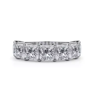 Princess Cut Diamond 7 Stone Ring (5.00 ct. tw.)