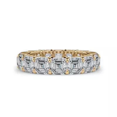 Asscher Cut Diamond Eternity Ring (7.0 ct. tw.)