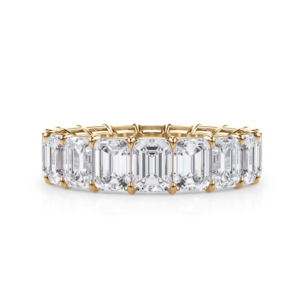 Emerald Cut Lab Diamond Eternity Ring (7.0 ct. tw.)