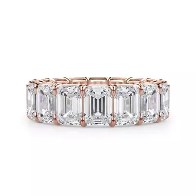 Emerald Cut Diamond Eternity Ring (8.0 ct. tw.)