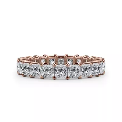 Princess Cut Lab Diamond Eternity Ring (6.0 ct. tw.)