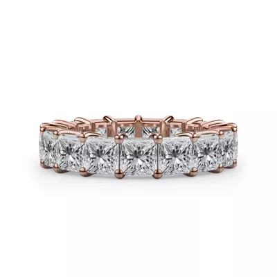 Princess Cut Diamond Eternity Ring (5.0 ct. tw.)