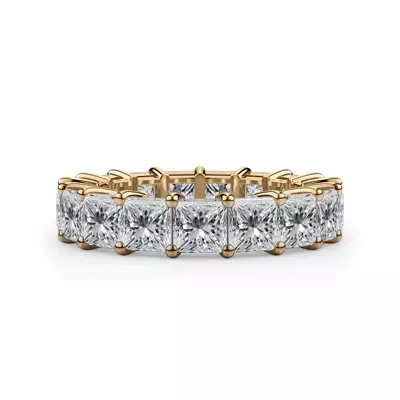 Princess Cut Diamond Eternity Ring (5.0 ct. tw.)