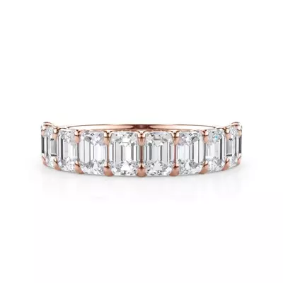 Emerald-Cut Lab Diamond Scalloped Band (2.40 ct. tw.)