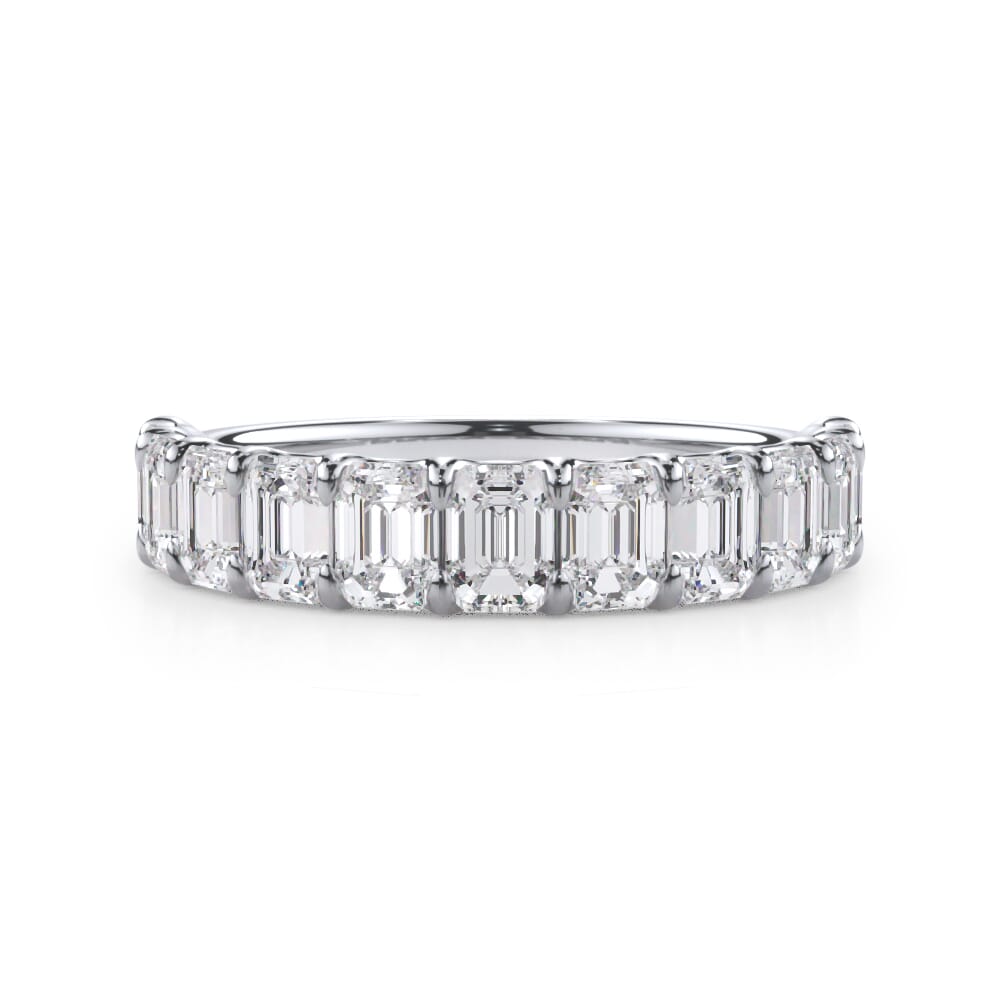 Emerald-Cut Diamond Scalloped Band (2.00 ct. tw.)