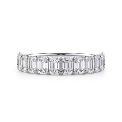 Emerald-Cut Diamond Scalloped Band (1.80 ct. tw.)