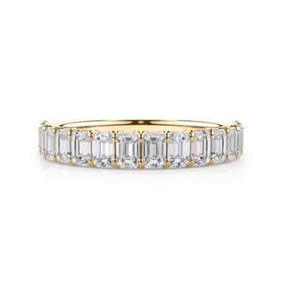Emerald-Cut Diamond Scalloped Band (1.40 ct. tw.)