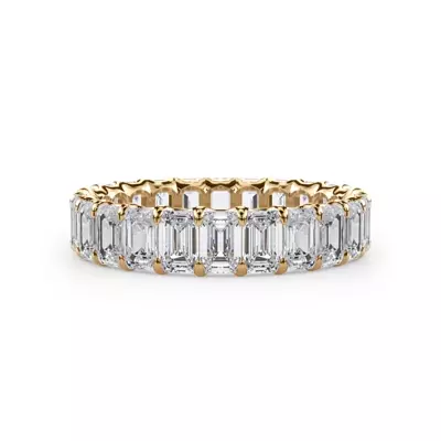U-Prong Emerald-Cut Lab Diamond Eternity Band (3.00ct. tw.)