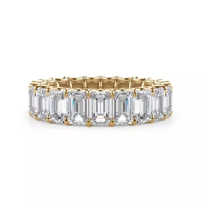 U-Prong Emerald-Cut Diamond Eternity Band (4.00ct. tw.)