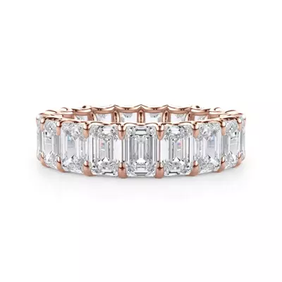 U-Prong Emerald-Cut Diamond Eternity Band (6.00ct. tw.)