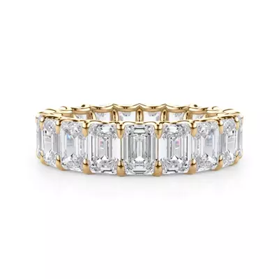 U-Prong Emerald-Cut Diamond Eternity Band (6.00ct. tw.)