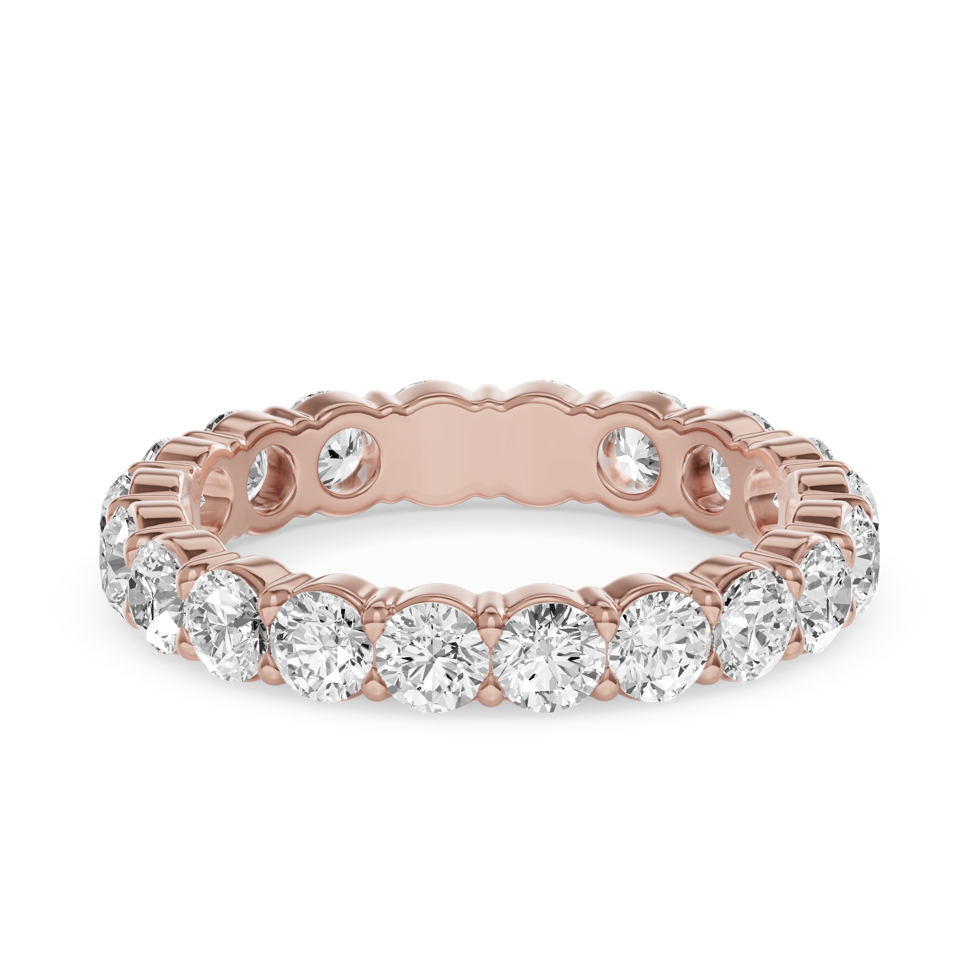 Sculpted Lab Diamond Eternity Ring (2.00ct. tw.)