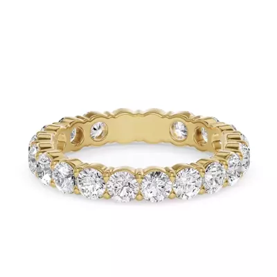 Sculpted Lab Diamond Eternity Ring (2.00ct. tw.)