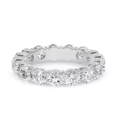 Sculpted Diamond Eternity Ring (3.00ct. tw.)
