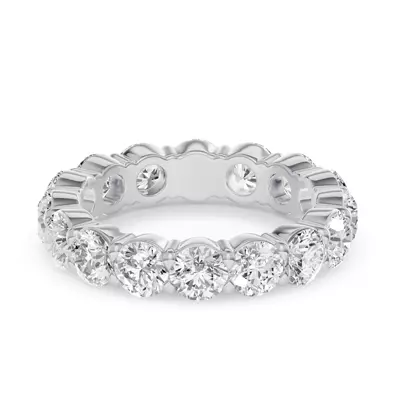 Sculpted Lab Diamond Eternity Ring (4.00ct. tw.)