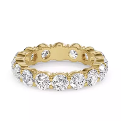 Sculpted Diamond Eternity Ring (4.00ct. tw.)