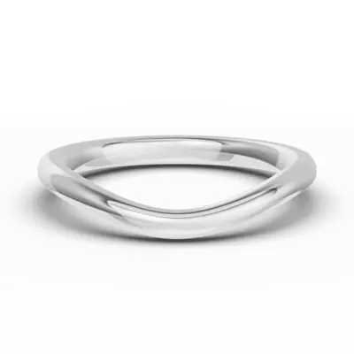 Classic Curved Wedding Band