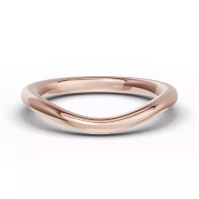Classic Curved Wedding Band