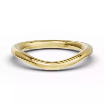 Classic Curved Wedding Band