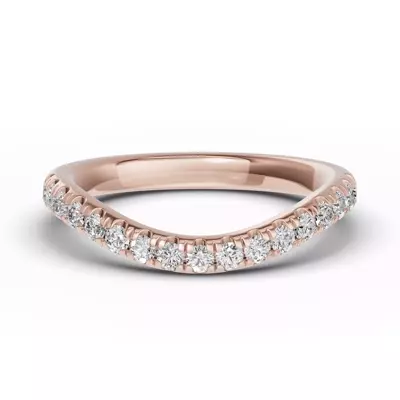 Classic Contoured Pavé Band (0.44 ct. tw.)