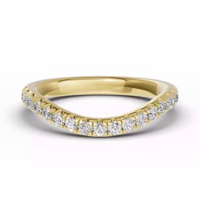 Classic Contoured Pavé Band (0.44 ct. tw.)