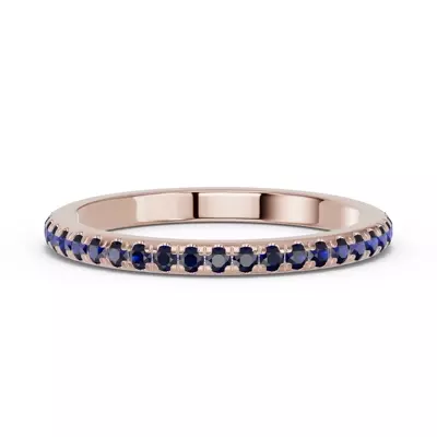 Chroma Blue Sapphire Band