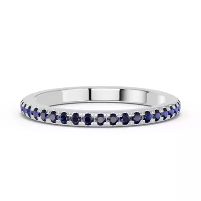 Chroma Blue Sapphire Band