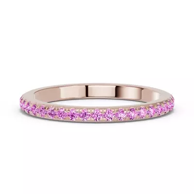 Chroma Pink Sapphire Band