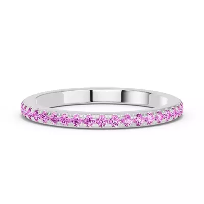 Chroma Pink Sapphire Band