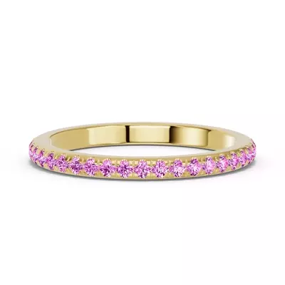 Chroma Pink Sapphire Band