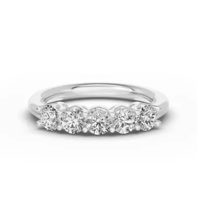 Unity Prong 5-Stone Lab Band (1.00 ct. tw.)