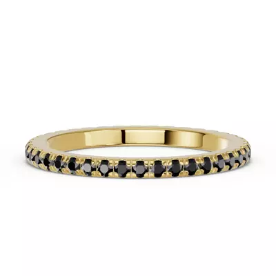 Chroma Black Diamond Eternity Band