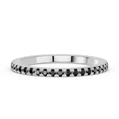 Chroma Black Diamond Eternity Band