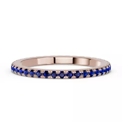 Chroma Sapphire Eternity Band