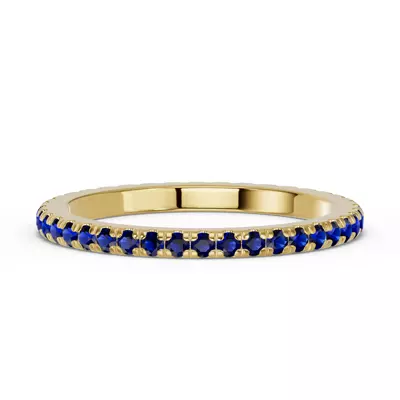 Chroma Sapphire Eternity Band