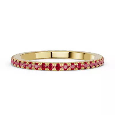 Chroma Ruby Eternity Band