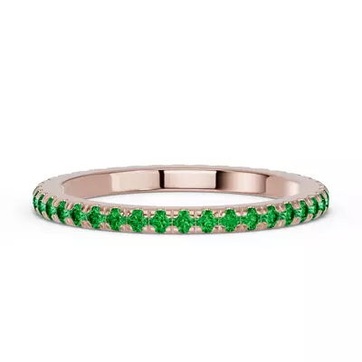 Chroma Tsavorite Eternity Band