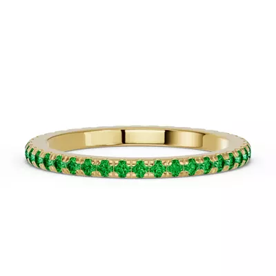 Chroma Tsavorite Eternity Band
