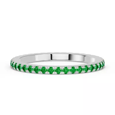 Chroma Tsavorite Eternity Band